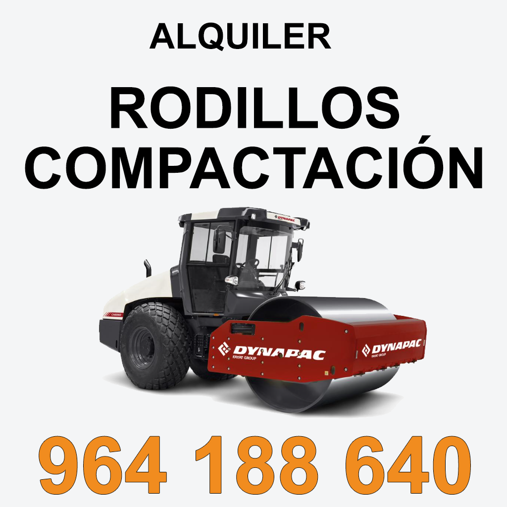 Unidad de compactación Rodillos de Zanjas revisada para trabajos de asfalto y tierra en CASTELLÓN DE LA PLANA/CASTELLÓ DE LA PLANA.